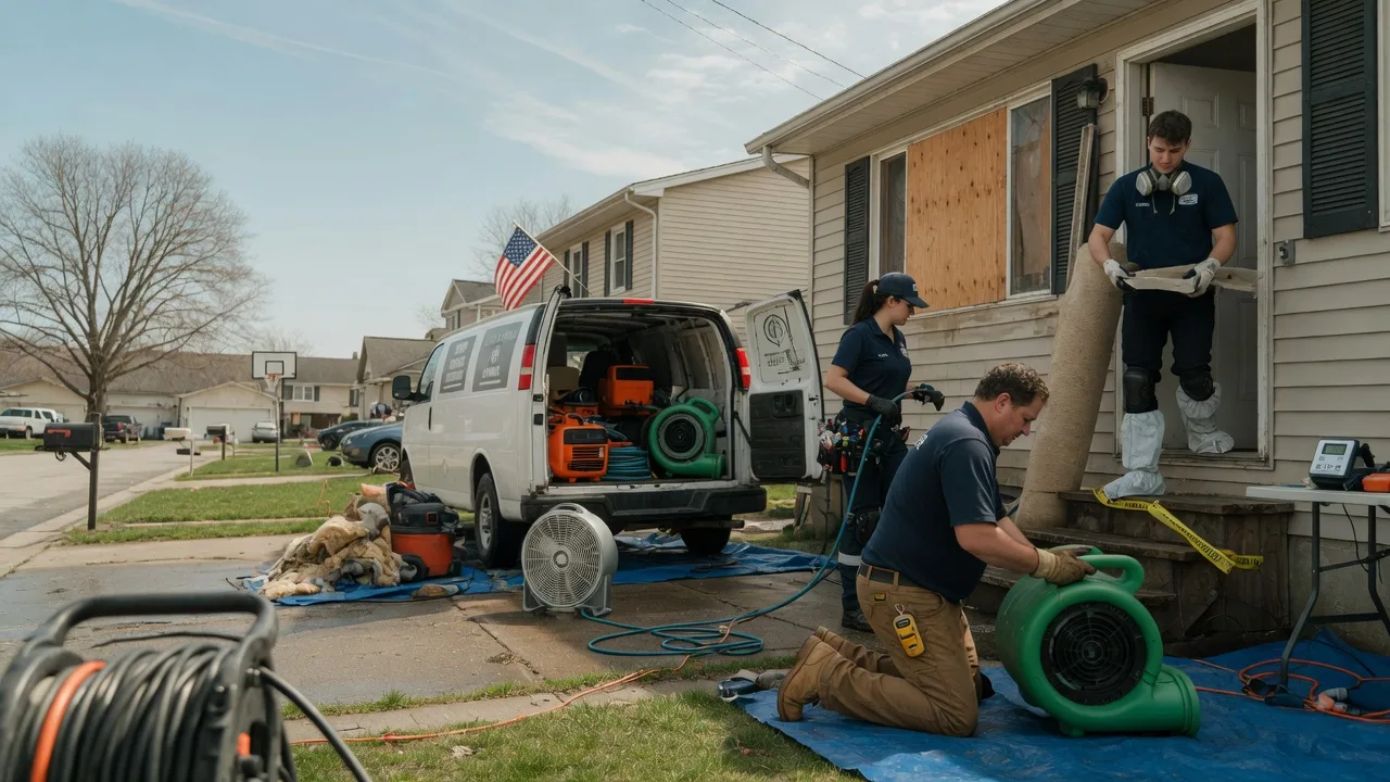 Water Damage Restoration in Eldena, IL near me